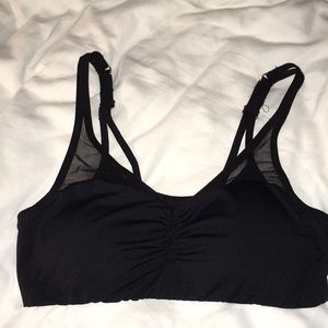 True and Co mesh lined bra with padding S